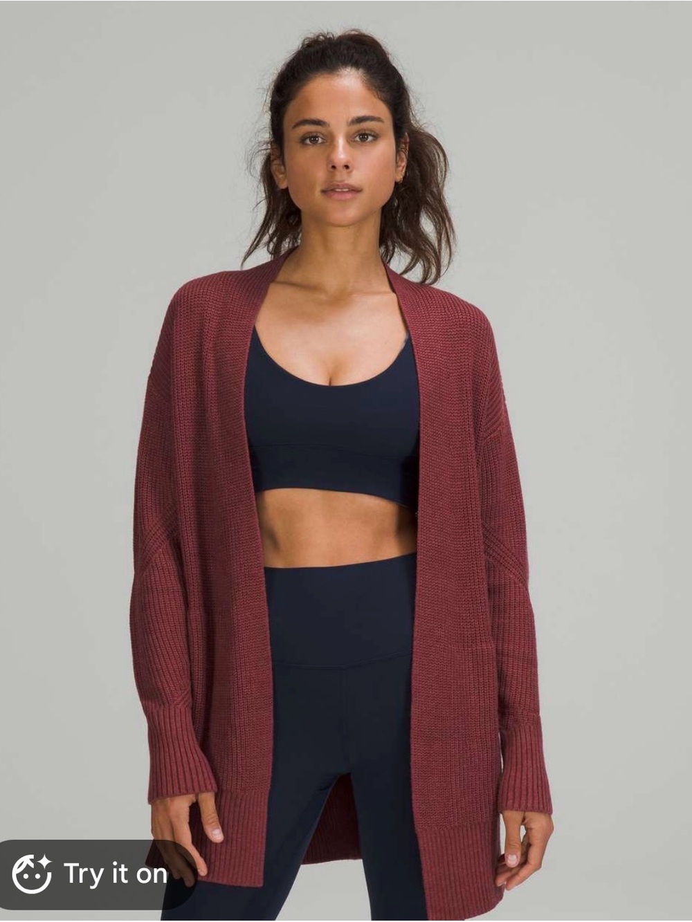 Perfect like new Lululemon Cashlu Sweater Wrap XS/S